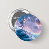 Jumping Astronaut Button (Vorne & Hinten)