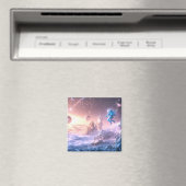Jumping Astronaut Magnet (In Situ (Geschirrspüler))