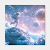 Jumping Astronaut Magnet (Vorne)