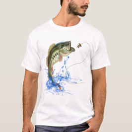 Jumping Bass Fishing Lure T-Shirt
