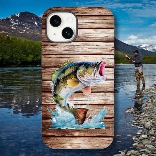 Jumping Bass Gone Fishing Case-Mate iPhone Hülle