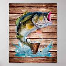 Jumping Bass Gone Fishing