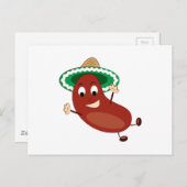 Jumping Bean Postkarte (Vorne/Hinten)