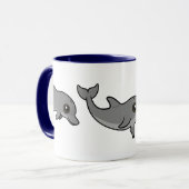 Jumping Bottlenose Dolphin Tasse (Vorderseite Links)