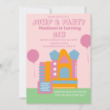 Jumping Bouncing Party Bounce House Geburtstag Pin