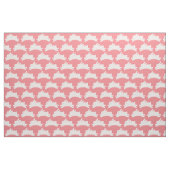 Jumping Bunny Pattern Pink Stoff (Fat Quarter (45,7 x 55,9 cm))