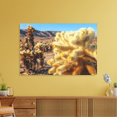Jumping Chollas Leinwanddruck (Insitu (Wohnzimmer))