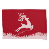 Jumping Deer Pillowcases Kissenbezug (Vorderseite)