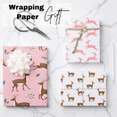 Jumping Deer und Blätter