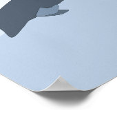 Jumping Delphins Live-Laugh-Liebe Poster (Ecke)