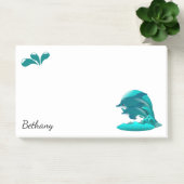 Jumping Delphins Personalisiert Post-it Klebezettel (Büro)