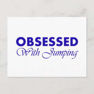 Jumping-Design Postkarte