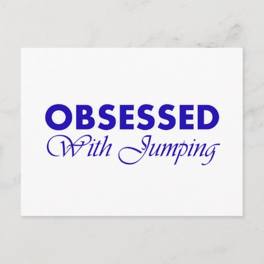 Jumping-Design Postkarte (Vorderseite)