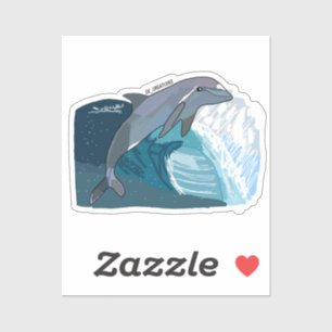 Jumping Dolphin Aufkleber