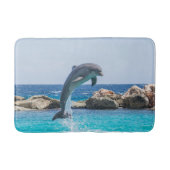 Jumping Dolphin Bath Room Rug Mat Wohngestaltung Badematte (Vorderseite)