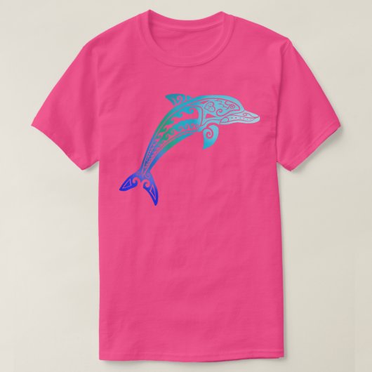 Jumping Dolphin Tribal T-Shirt (Design vorne)