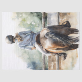 Jumping Eventing Horse Decoupage anzeigen Seidenpapier