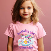 Jumping Fantasy unicorn magischen Mädchen Geburtst T-Shirt