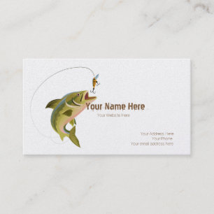 Jumping Fish Custom Business Card Visitenkarte