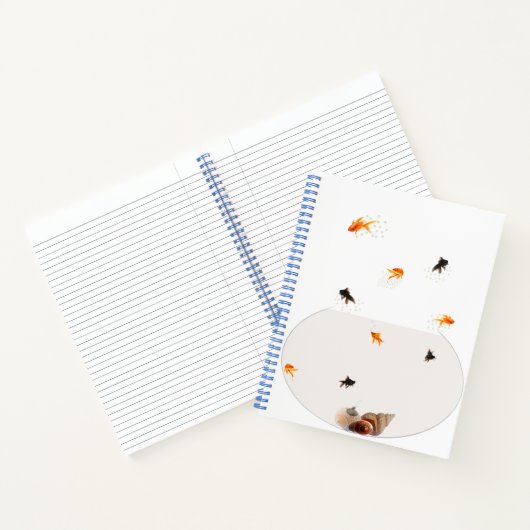 Jumping Fish Spiral Notebook Notizblock (Innenseite)