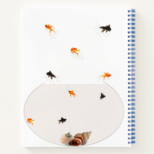 Jumping Fish Spiral Notebook Notizblock (Rückseite)