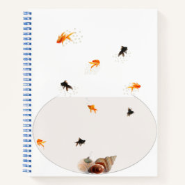 Jumping Fish Spiral Notebook Notizblock