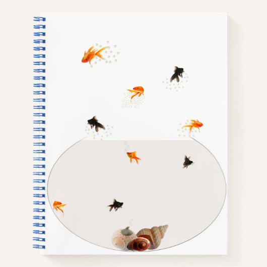 Jumping Fish Spiral Notebook Notizblock (Vorderseite)