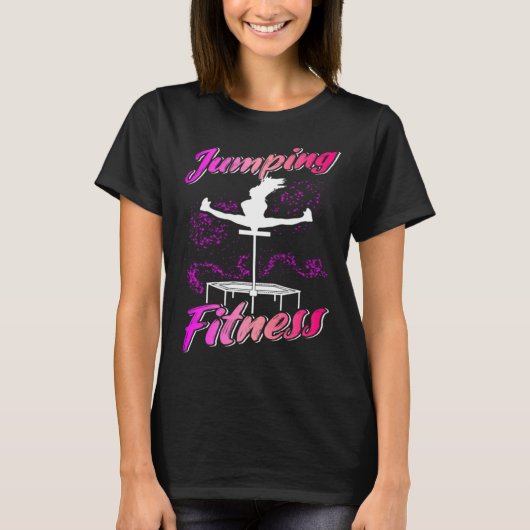 Jumping Fitness Trampoline Endurance Cardio Jumpin T-Shirt (Vorderseite)