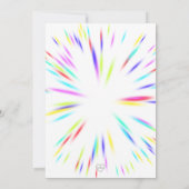 Jumping FOUR Joy, Trampoline 4th Birthday  Einladung (Rückseite)