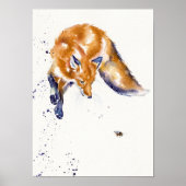 Jumping Fox: "Bienensprung" Poster (Vorne)