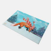 Jumping Fox Door Mat Fußmatte (Schrägansicht)