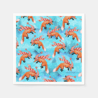 Jumping Fox Paper Napkin Serviette