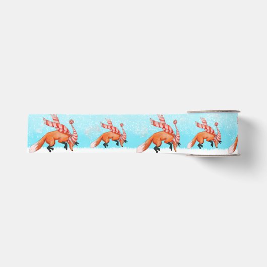 Jumping Fox Ribbon Ripsband (Vorderseite)