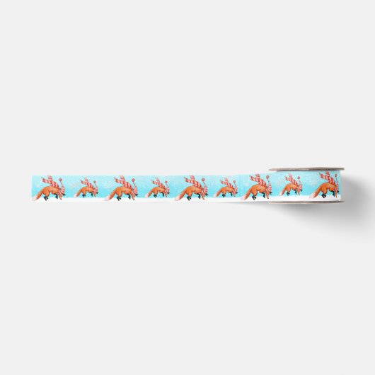 Jumping Fox Ribbon Ripsband (Vorderseite)