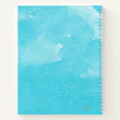 Jumping Fox Spiral Notebook Notizblock (Rückseite)