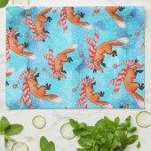 Jumping Fox Tee Handtuch (Gefaltet)