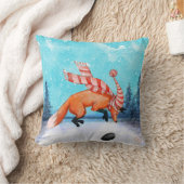 Jumping Fox Throw Kissen (Decke)