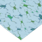 Jumping Frogs Tischdecke (Schrägansicht)