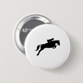 Jumping Galloping Running Pferd Button (Vorne & Hinten)