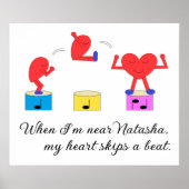 Jumping Heart in Liebe: Poster (Vorne)