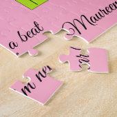 Jumping Heart in Liebe: Rose-farbig Puzzle (Seite)