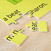 Jumping Heart in Love: Yellow Puzzle (Seite)