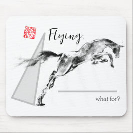 Jumping Horse mouse pad Mousepad