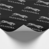 Jumping Horse | Scribble Horse | Horse Trainer Geschenkpapier (Ecke)