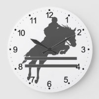 Jumping horse silhouette - Choose background color