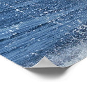 Jumping Humpback Whale Poster (Ecke)