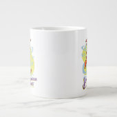 Jumping Igauna auf einem Stick!™ Jumbo-Tasse (Vorderseite)