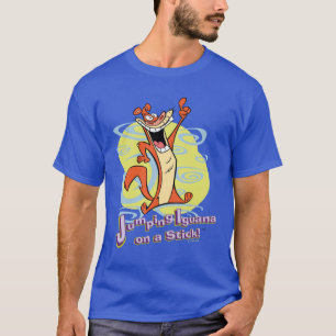 Jumping Igauna auf einem Stick!™ T-Shirt