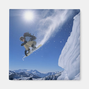 Jumping in Snake Creek Canyon von Clayton 3 Magnet