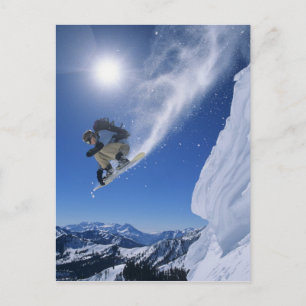 Jumping in Snake Creek Canyon von Clayton 3 Postkarte